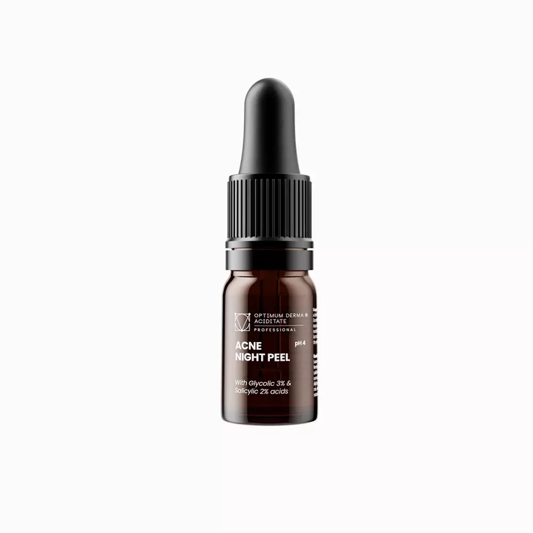 NAKTINIS PILINGAS SU GLIKOLIO IR SALICILIO RŪGŠTIMIS, 5 ML